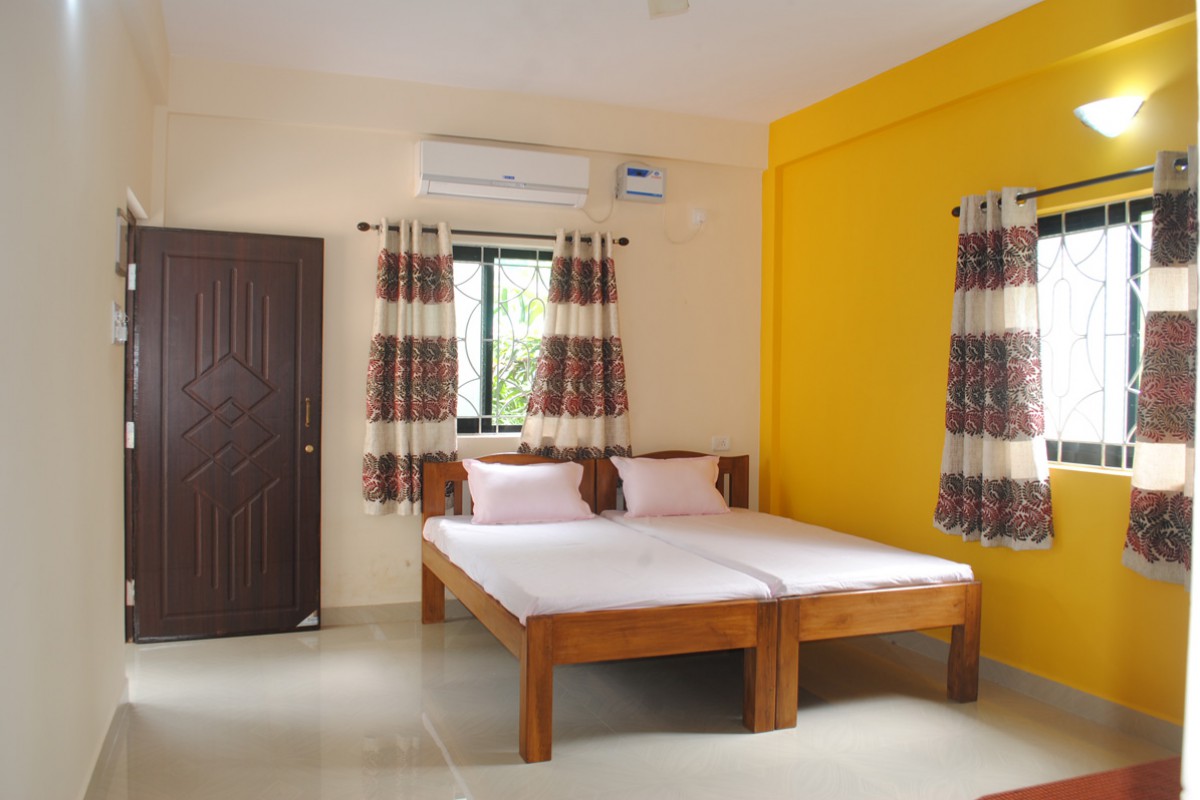 Lemondrop Twin Bedded Room with Open Terrace