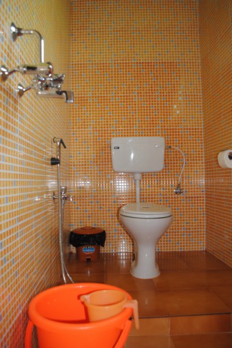 Orange Washroom